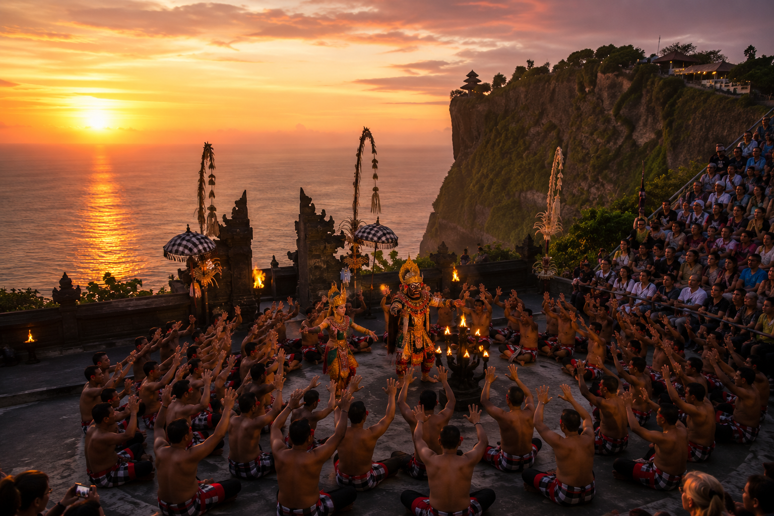 Uluwatu gün batımı ve Kecak dansı aktivite görseli